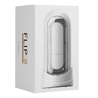 Мастурбатор с вибрацией Tenga Flip Zero белый