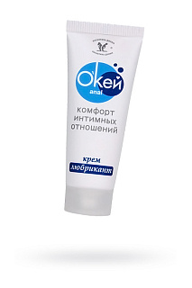 Анальный крем-лубрикант О'Кей, на силиконовой основе, 15г.