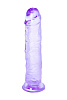 Фаллоимитатор Intergalactic Distortion Purple, 16 см, Ø 3,2 см, фиолетовый прозрачный