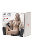 Мастурбатор реалистичный KOKOS Alice с вибрацией и ротацией, TPR, телесный