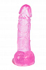 Фаллоимитатор Intergalactic Oxygen Pink, 12,5 см, Ø 3,2 см, розовый прозрачный