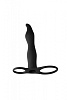 Вибронасадка для двойного проникновения Pure Passion Flirtini, L 15,4, Ø 2,8 см, черный