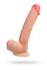 Фаллоимитатор RealStick Silicone Henry C, 25 см, Ø 4,3 см, телесный