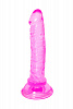 Фаллоимитатор Intergalactic Orion Pink, 12 см, Ø 2,5 см, розовый прозрачный