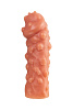 Насадка KOKOS с дополнительной стимуляцией, реалистичная, TPE, L 16,5 см, Ø 4,3 см