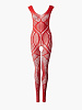 Боди-комбинезон красный геометрия (Impulse) (S-L)