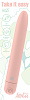 Перезаряжаемый вибратор Take it easy Haze Peach, цвет персиковый