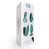 04389 Набор вибраторов для пары S-hande "The Love Kit", силикон, изумрудный (Гарантия - 12 месяцев)