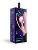 Нагреваемый вибратор кролик Gemini INFINITE, цвет персиковый, Ø 4,4 см, L 12 см