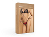 Фривольные трусики с доступом и красным кружевом (Easy to love) XS/S 40-42
