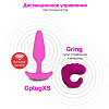 Анальная втулка Gvibe Gplug XS Raspberry, силикон, Ø 2 см, розовый