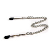 Зажимы для сосков БДСМ аксессуар, с цепочкой 30 см, металл