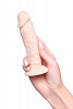 Фаллоимитатор RealStick Silicone Tom H, 15 см, Ø 3,3 см, телесный