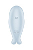 Вакуумный стимулятор клитора Satisfyer Seal You Soon, силикон, голубой, 11см