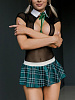 Боди эротическое Сексуальная старшекурсница с нижней юбкой (L/XL)