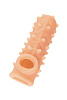 Насадка KOKOS реалистичная с дополнительной стимуляцией, TPE, L 12 см, Ø 4,4 см